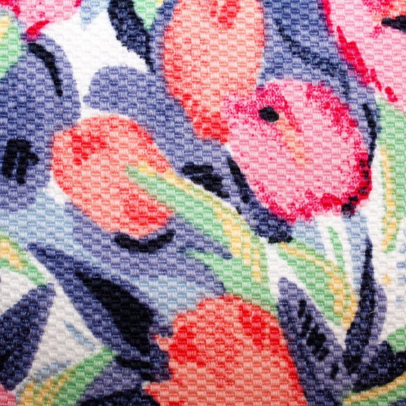 Talbots Tulip Floral Split Neck Shift Dress - Picture 11 of 16